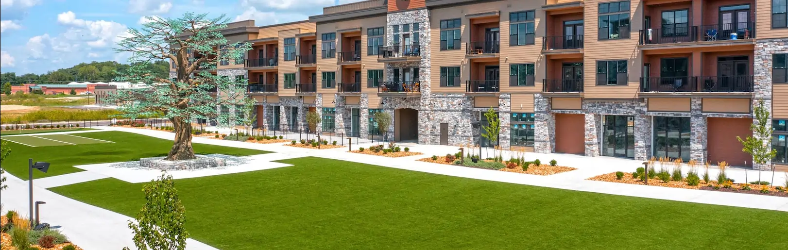 Commercial Artificial Turf Installation